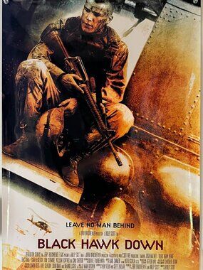 BLACK HAWK DOWN (2001) - ORIGINAL DOUBLE SIDED MOVIE POSTER